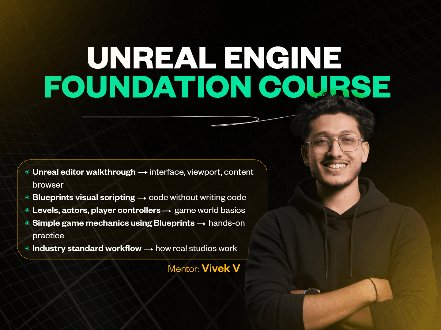 Unreal course banner